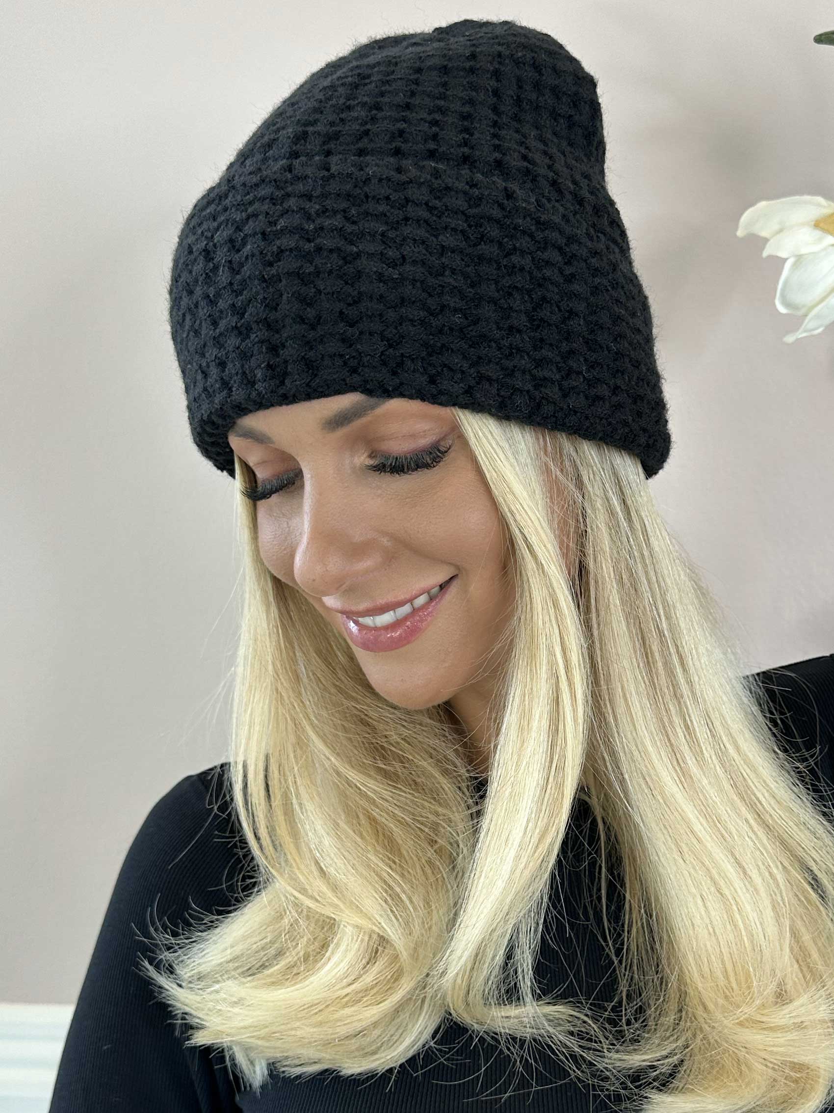 Liliana - Meget blød hue med uld i